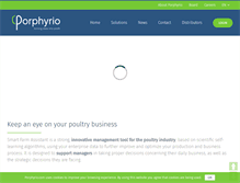 Tablet Screenshot of porphyrio.com